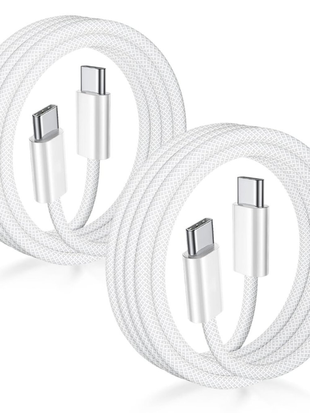USB C to USB C Cable 3FT Certified 2Pack 60W usbc Woven Fast Charging